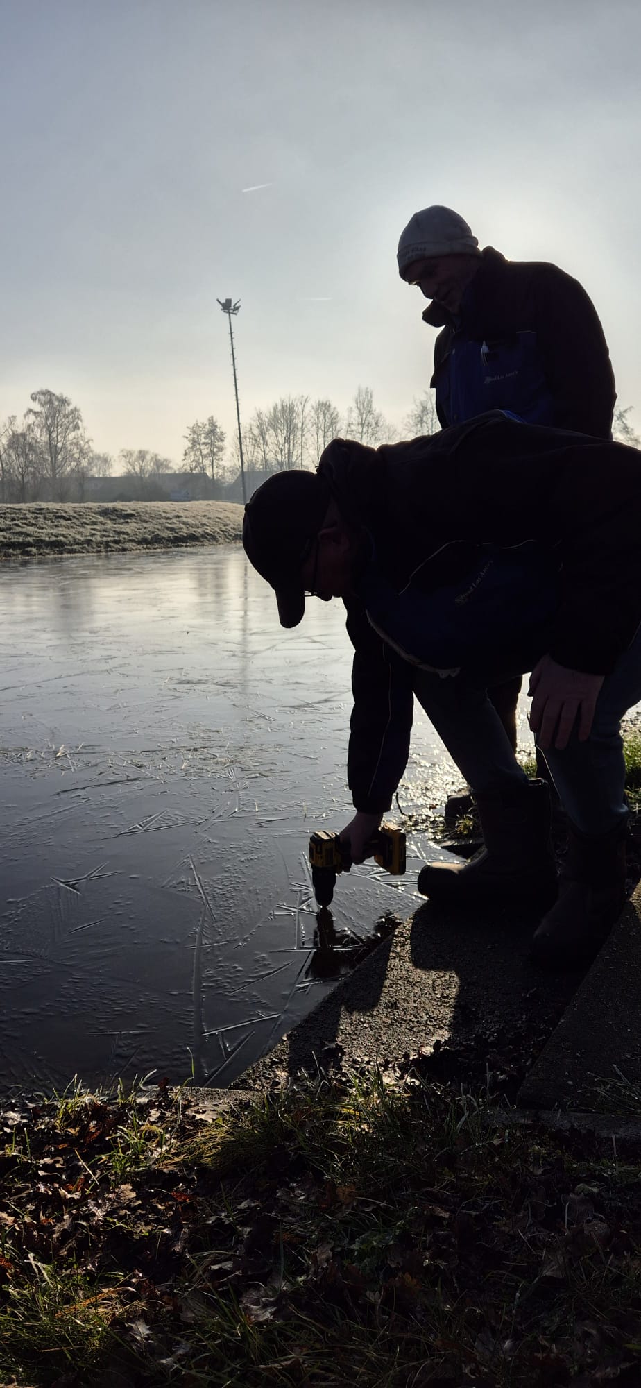 De ijsmeesters hebben gemeten.